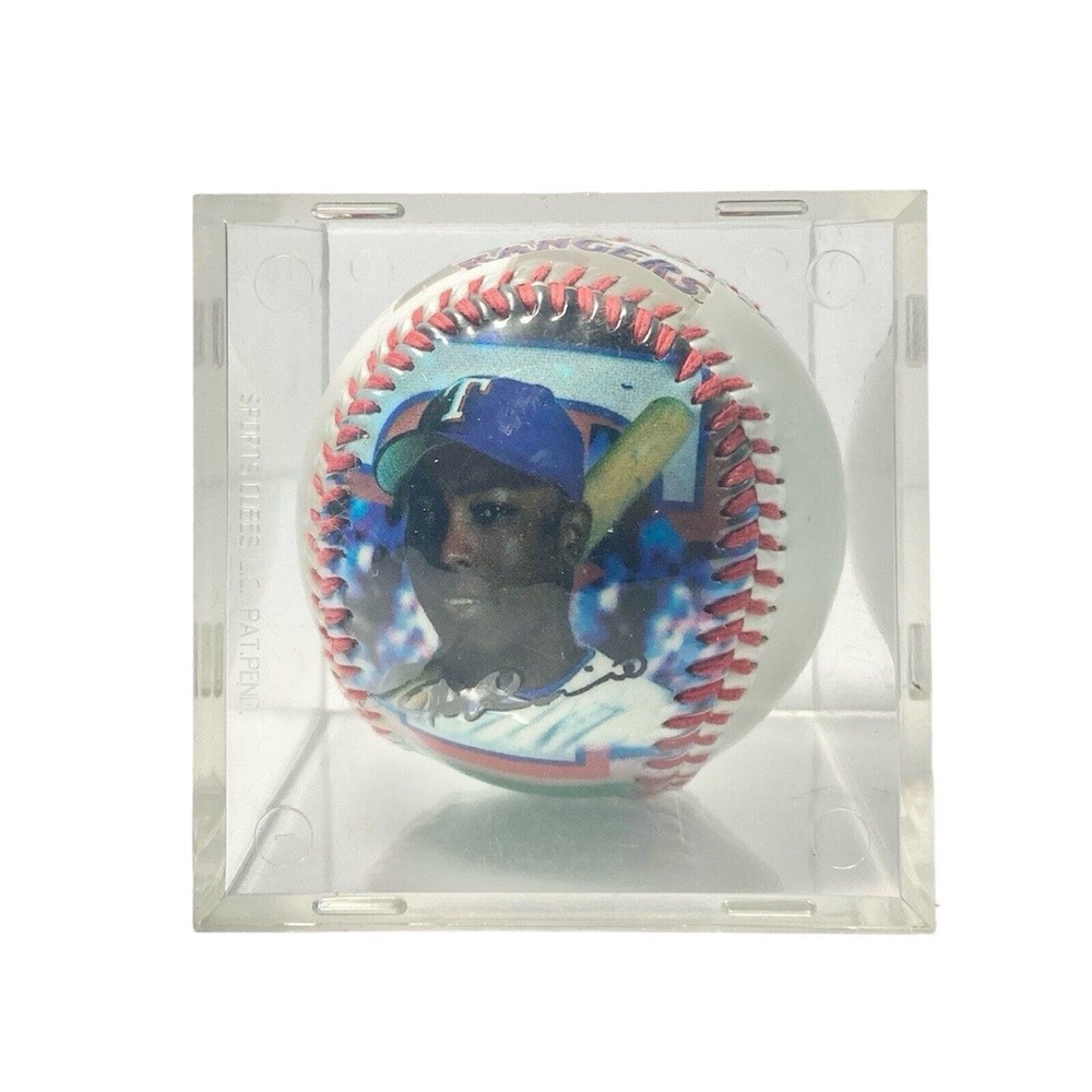 2004 Alfonso Soriano 2B Texas Ranger Encased Souvenir Fotoball Baseball